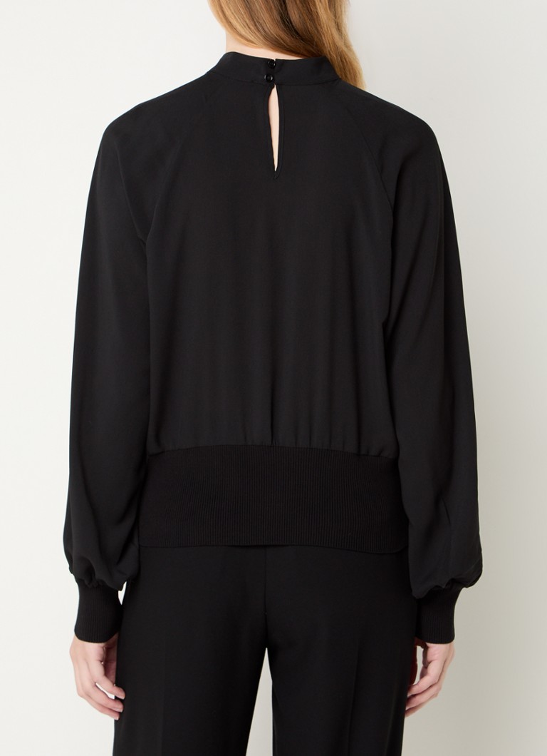 French Connection Krista tunic with balloon sleeves