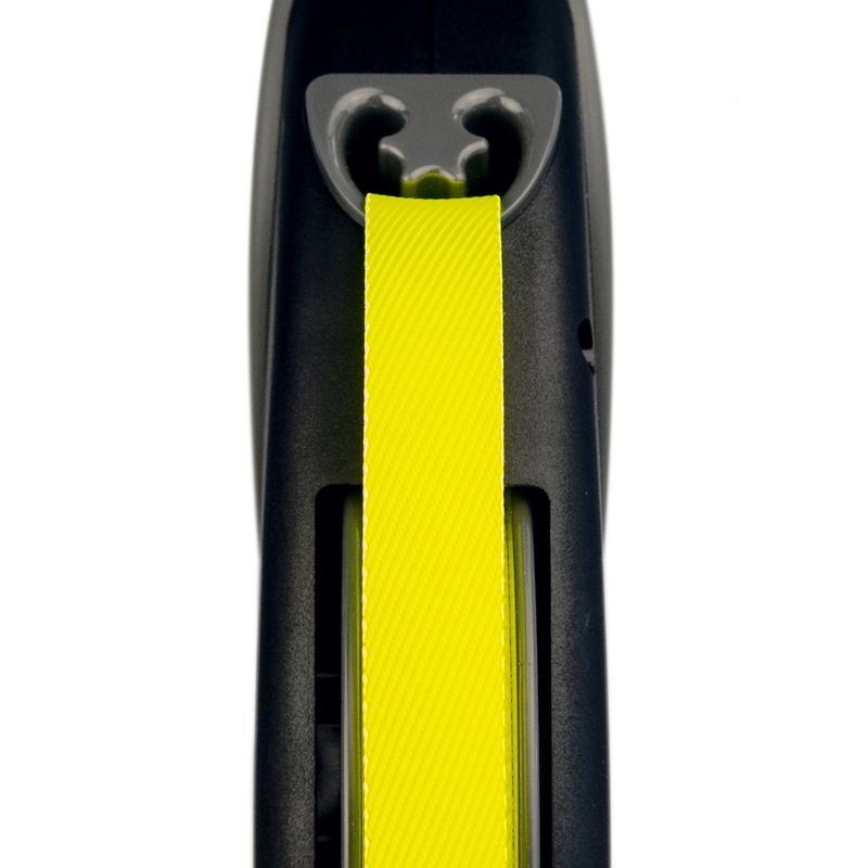 flexi Giant Professional Gurt-Leine - schwarz / neongelb | bitiba