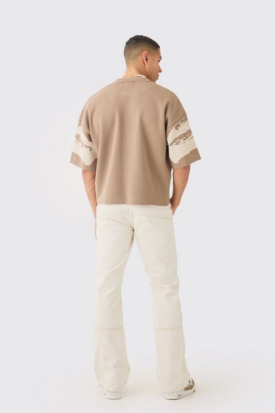 Kastiges Oversize Poloshirt