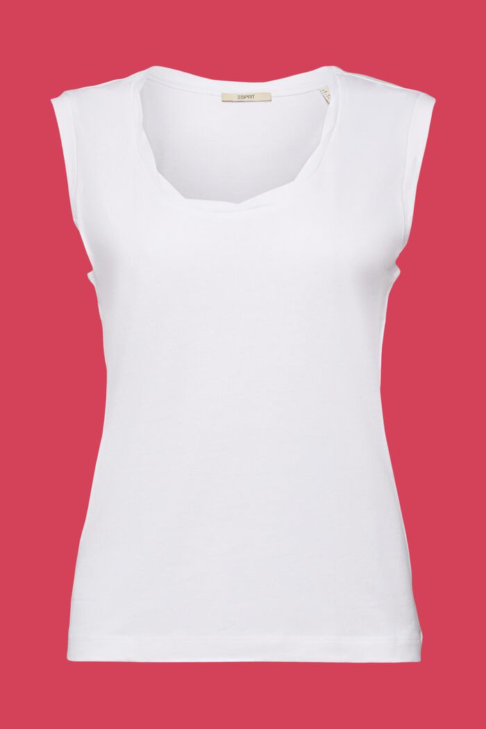 Tanktop mit Ausschnitt in Twist-Optik