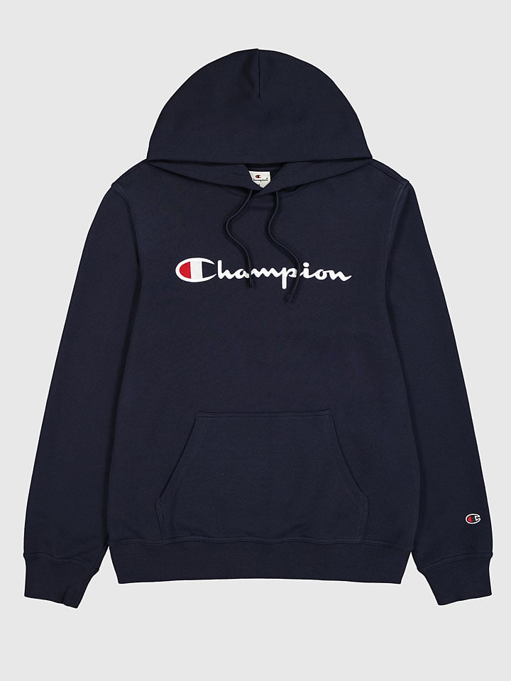 Champion Hoodie in Dunkelblau günstig kaufen