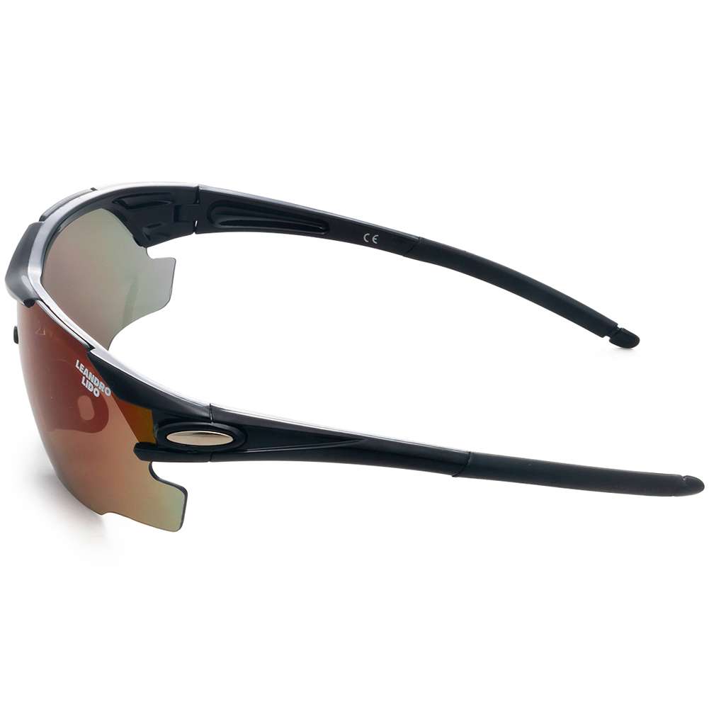 LEANDRO LIDO Challenger One Sport Sonnenbrille schwarz/bunt
