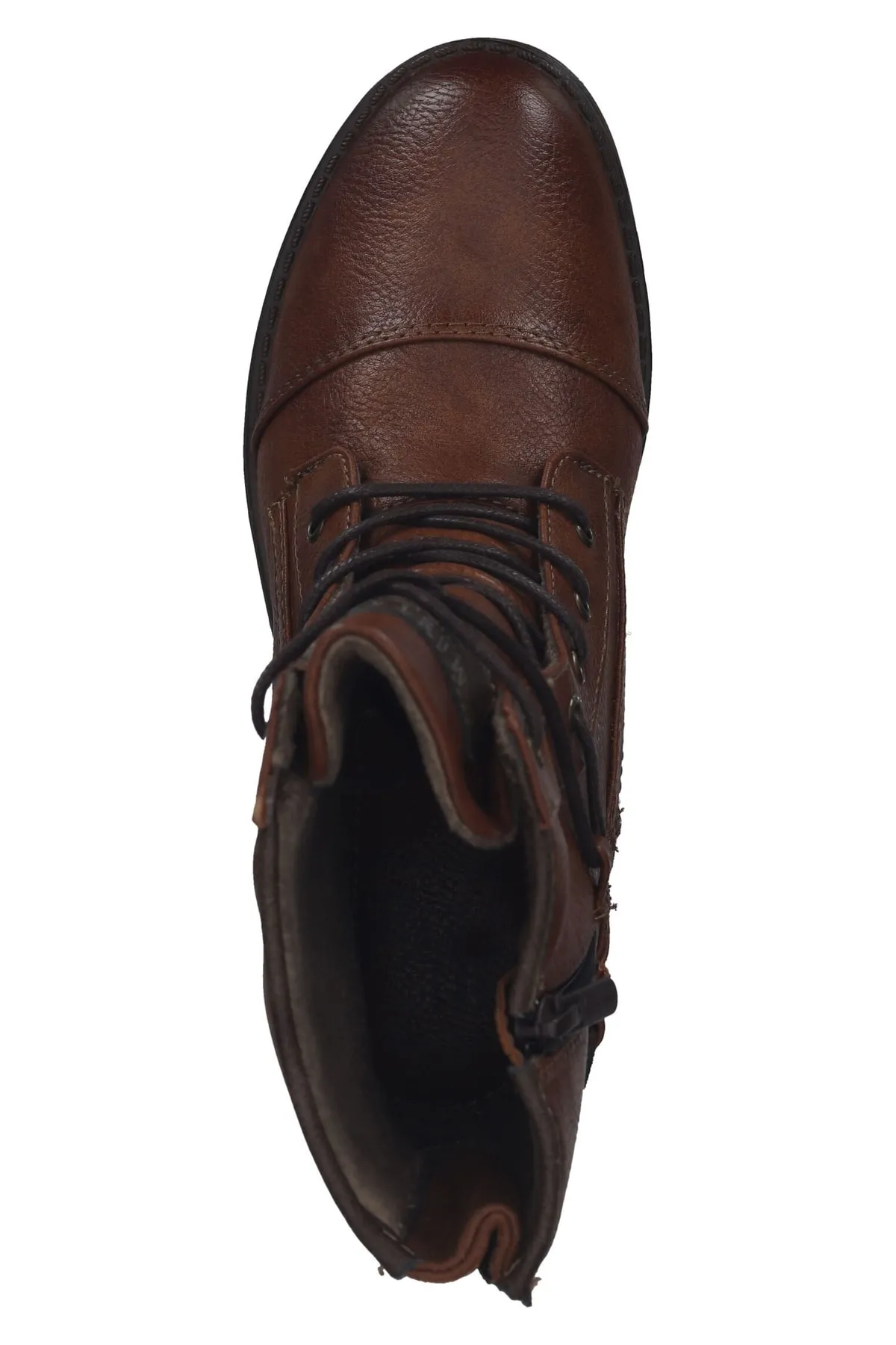 Mustang  Stiefelette - Braun - Blockabsatz
