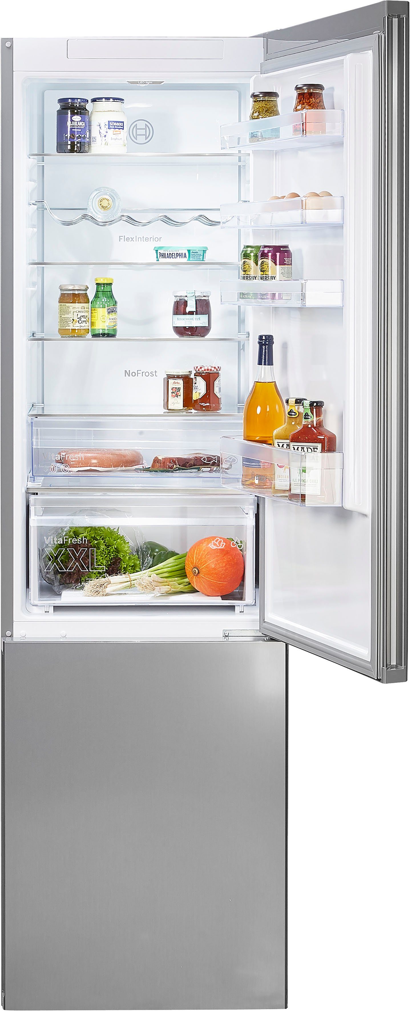 BOSCH Kühl-/Gefrierkombination KGN397LDF, 203 cm hoch, 60 cm breit