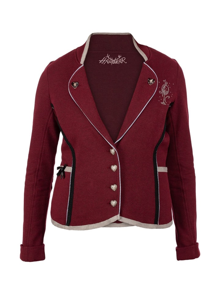 Hangowear Jacke QUIRINA in weinrot günstig kaufen
