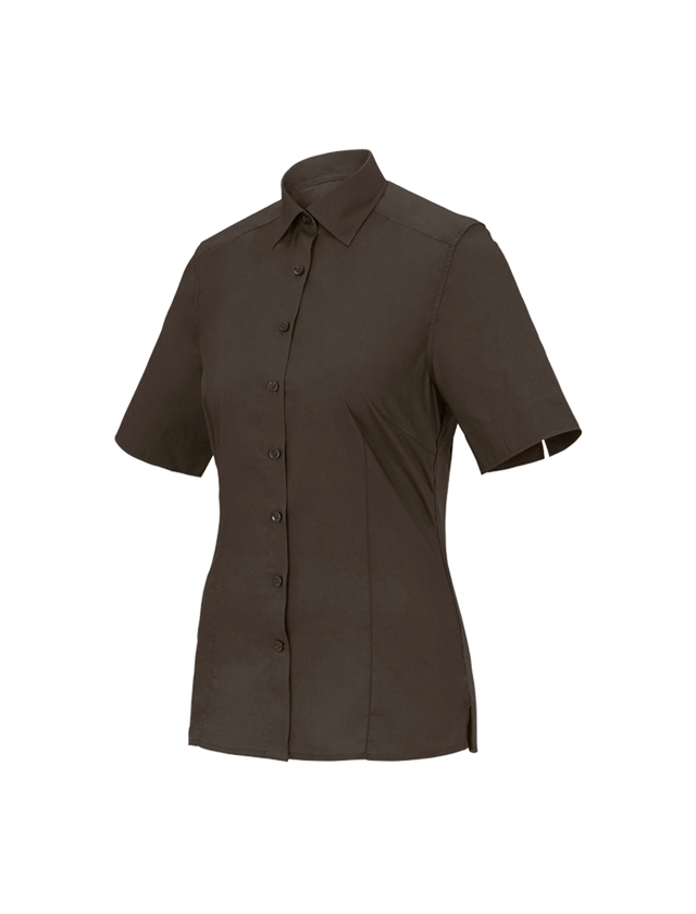 Business Bluse e.s.comfort, kurzarm