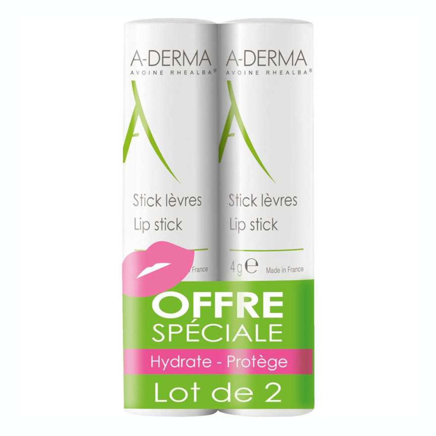 a-derma Stick Lèvres Duo 2 x 4g