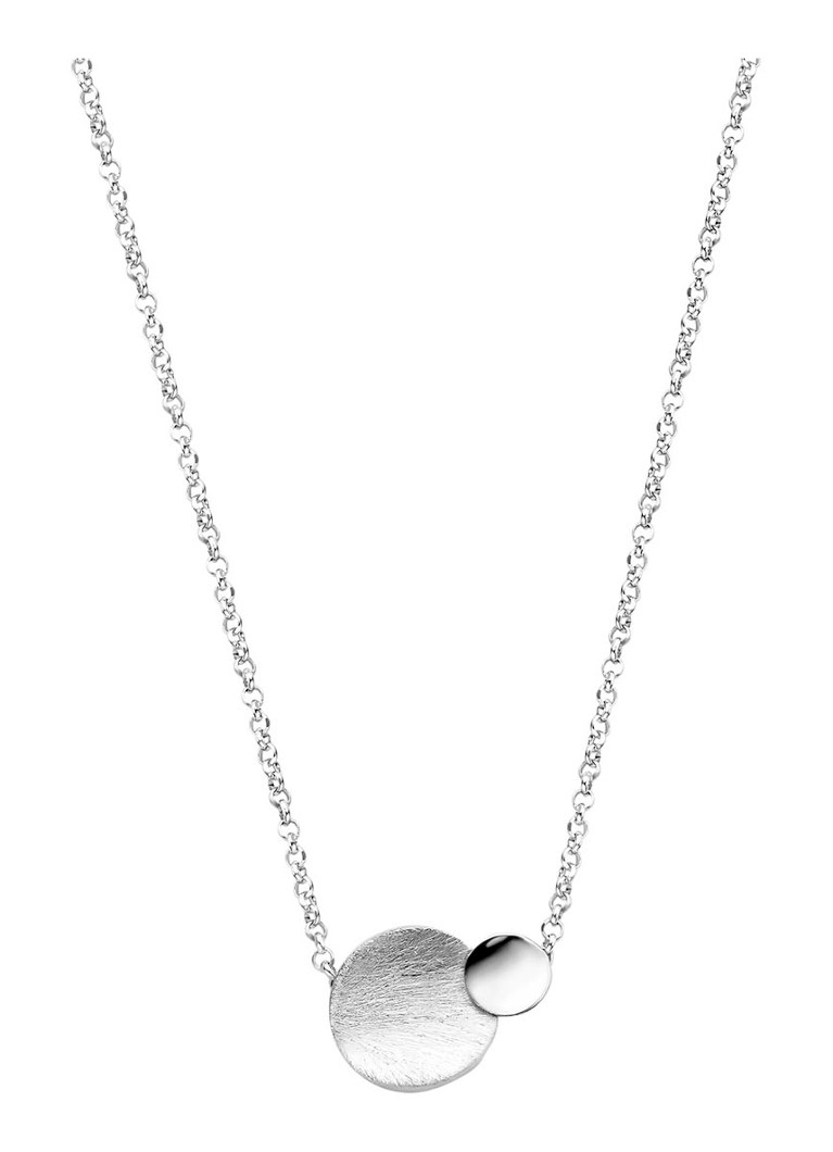 Casa Jewelry Silver circle necklace