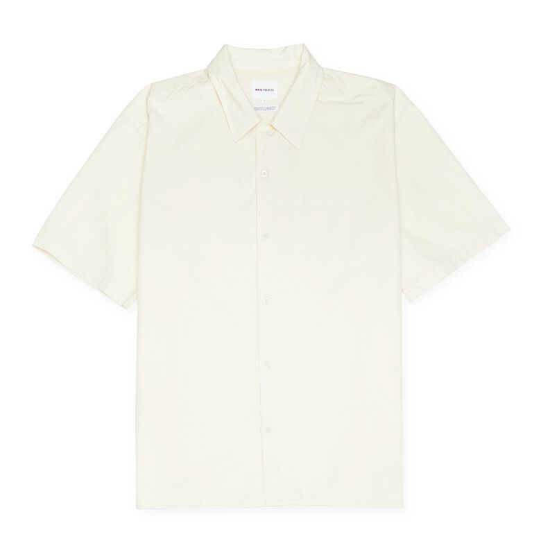Norse Projects Carsten Cotton Tencel Shirt enamel white