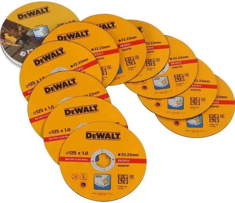 DeWalt pribor DT3507-QZ DT3507 Rezna ploča za nehrđajući čelik 125 x 22,23 x 1,0 mm 10 komada u kutiji