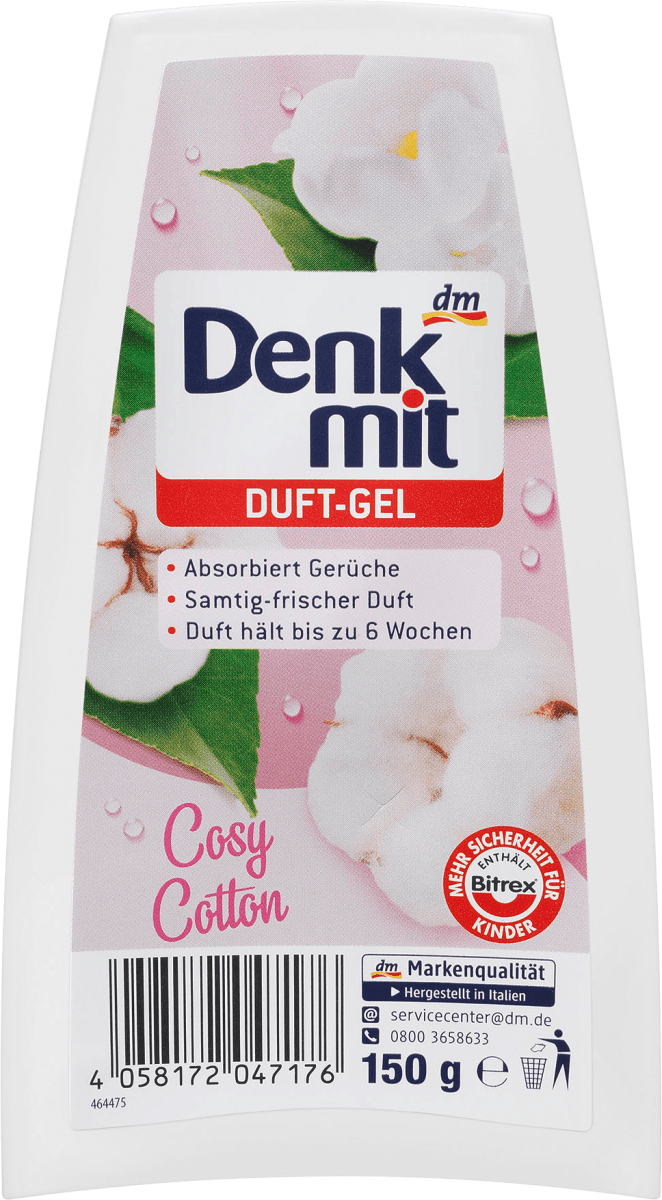 Lufterfrischer Duft-Gel Cosy Cotton, 150 g