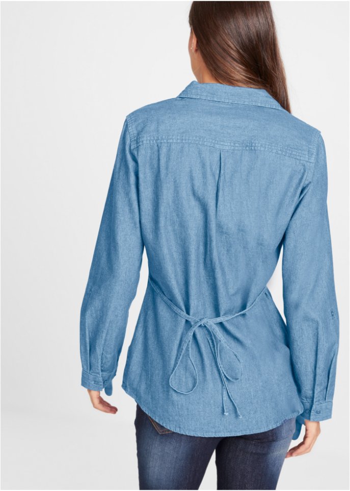 Jeansbluse