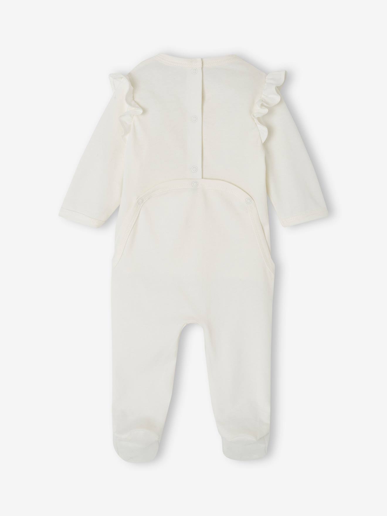 Vertbaudet 2er-Pack Baby Strampler aus Jersey Oeko-Tex - pfirsich