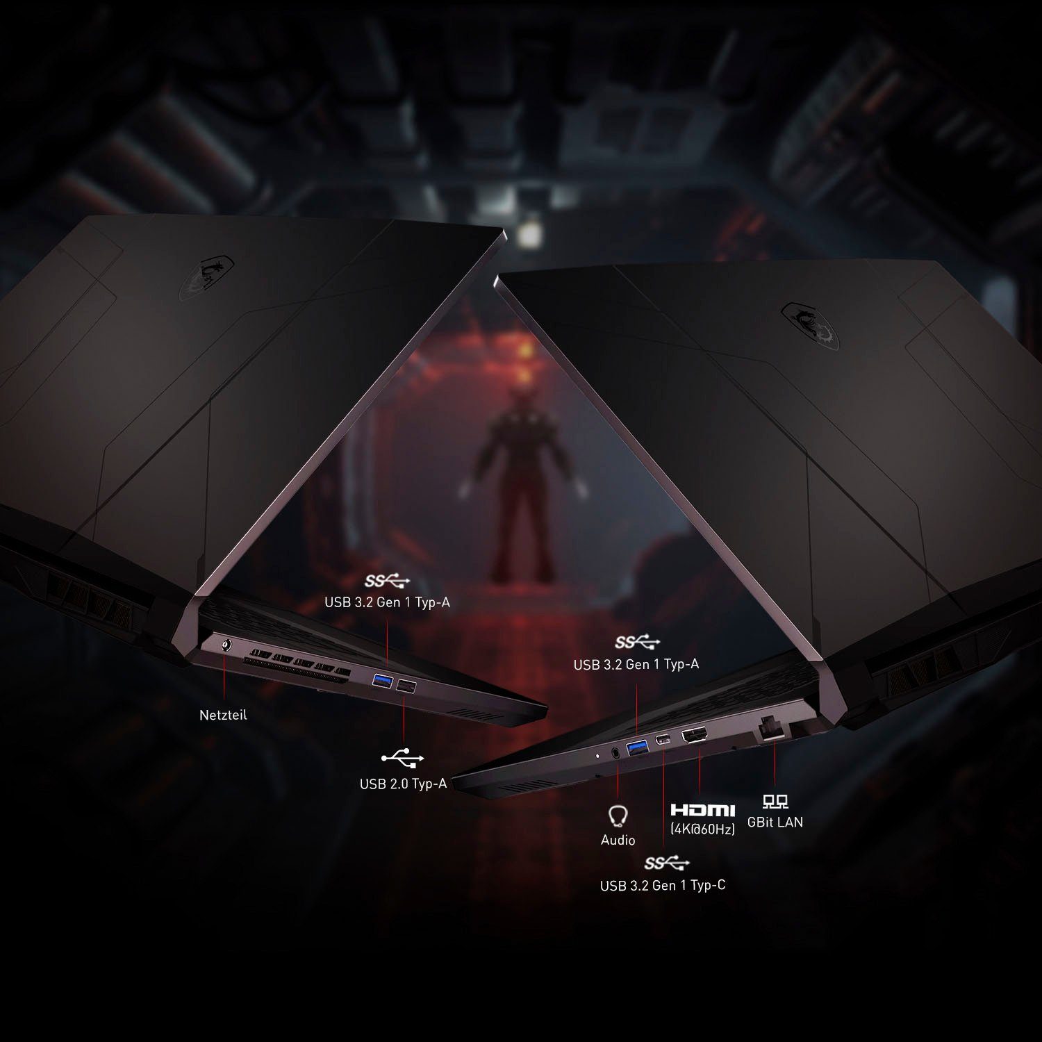 MSI Pulse GL76 12UCK-427 Gaming-Notebook (43,9 cm/17,3 Zoll, Intel Core i5 12500H, GeForce RTX 3050, 512 GB SSD)
