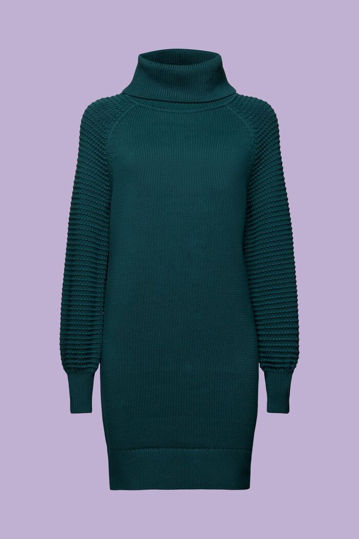 Mini-Strickkleid mit Rollkragen