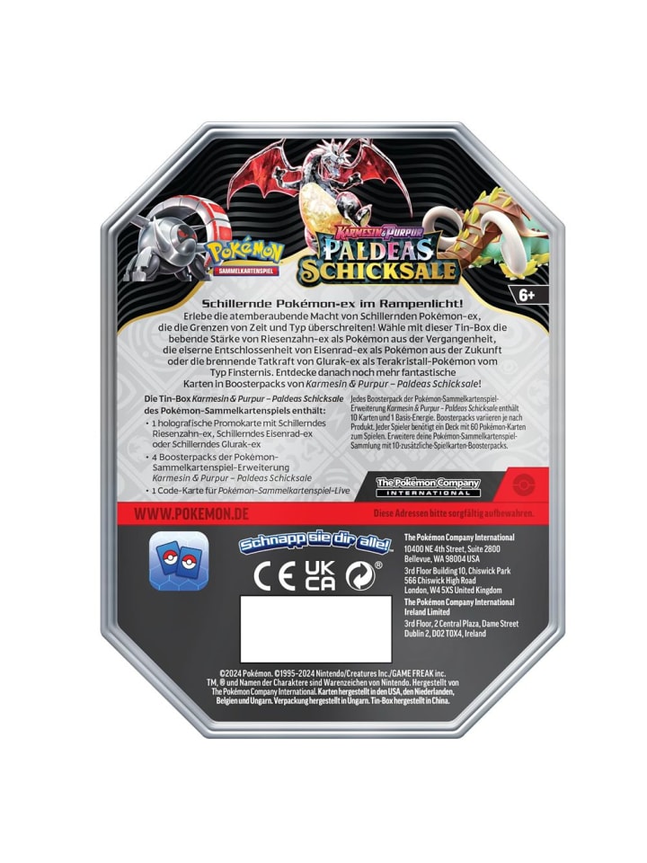 Pokémon Tin Box Riesenzahn | Pokemon | Sammel-Karten | Kollektion deutsch günstig kaufen onesize