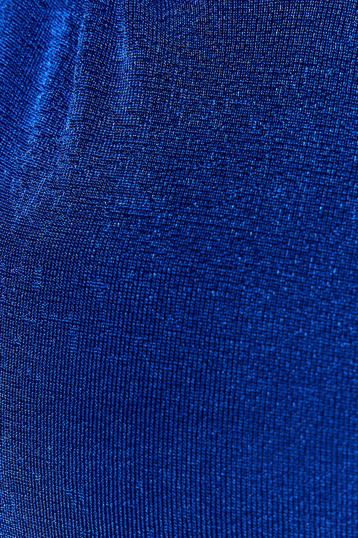 Trendyol Collection  Saks-gefüttertes, gestricktes, glänzendes Abendkleid TPRSS23EL00241