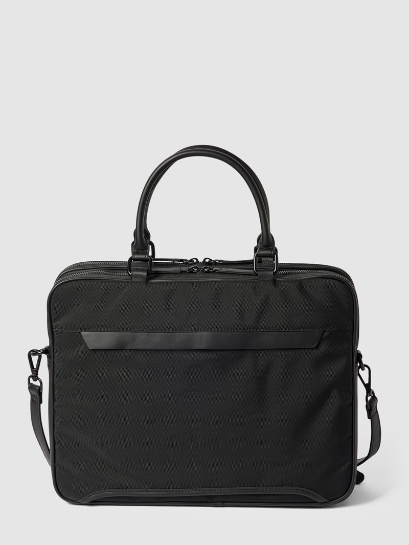 Laptoptasche mit abnehmbarem Schulterriemen in schwarz