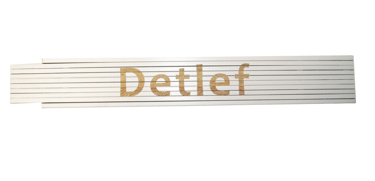 Heka Werkzeuge GmbH Meterstab weiß Detlef