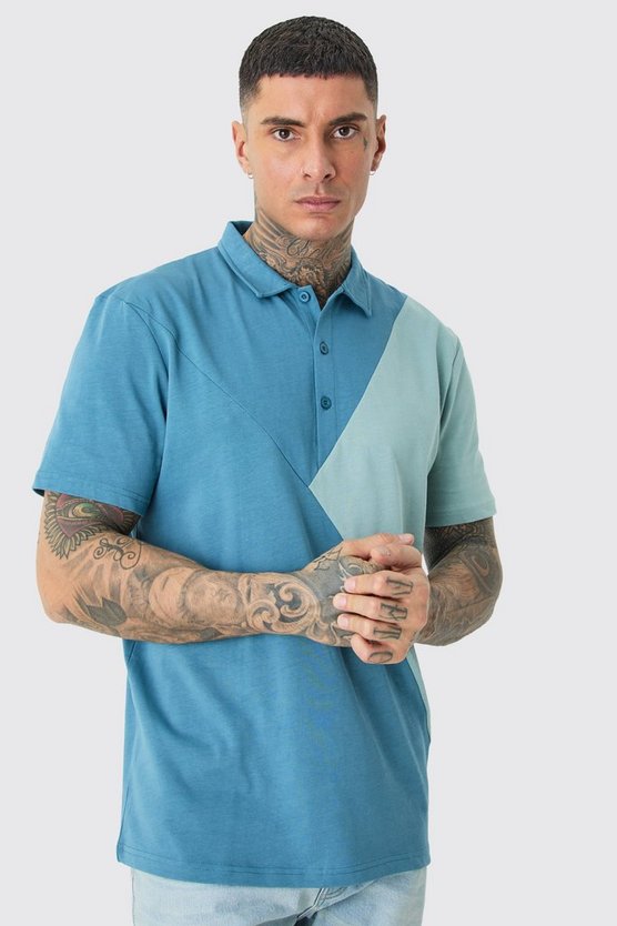 Tall Colorblock Poloshirt