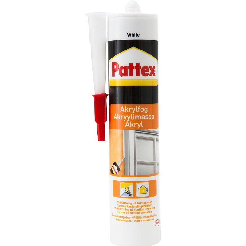Pattex Akryl 280 ml 280 ml, hvit, Pattex