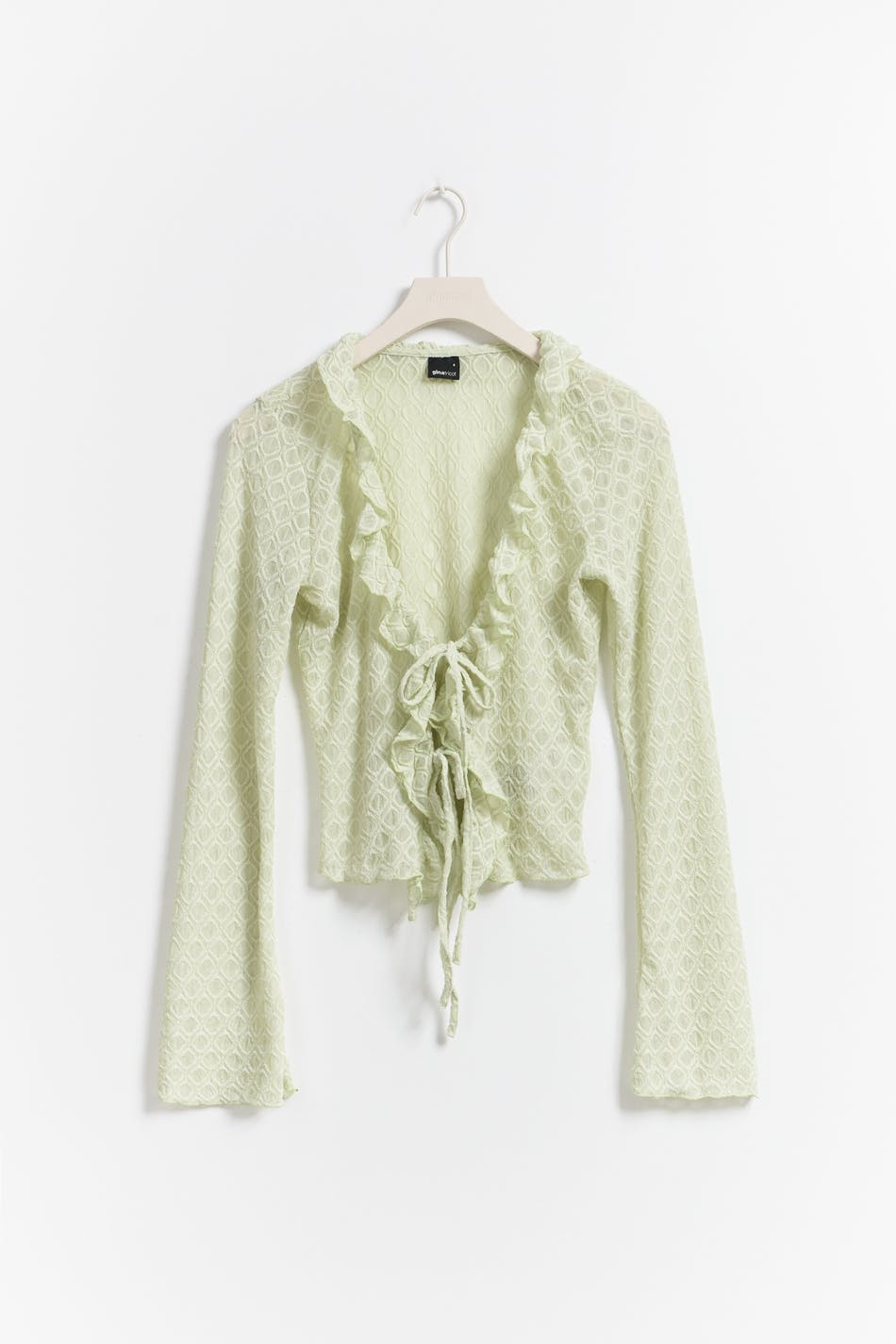 Tie frill top