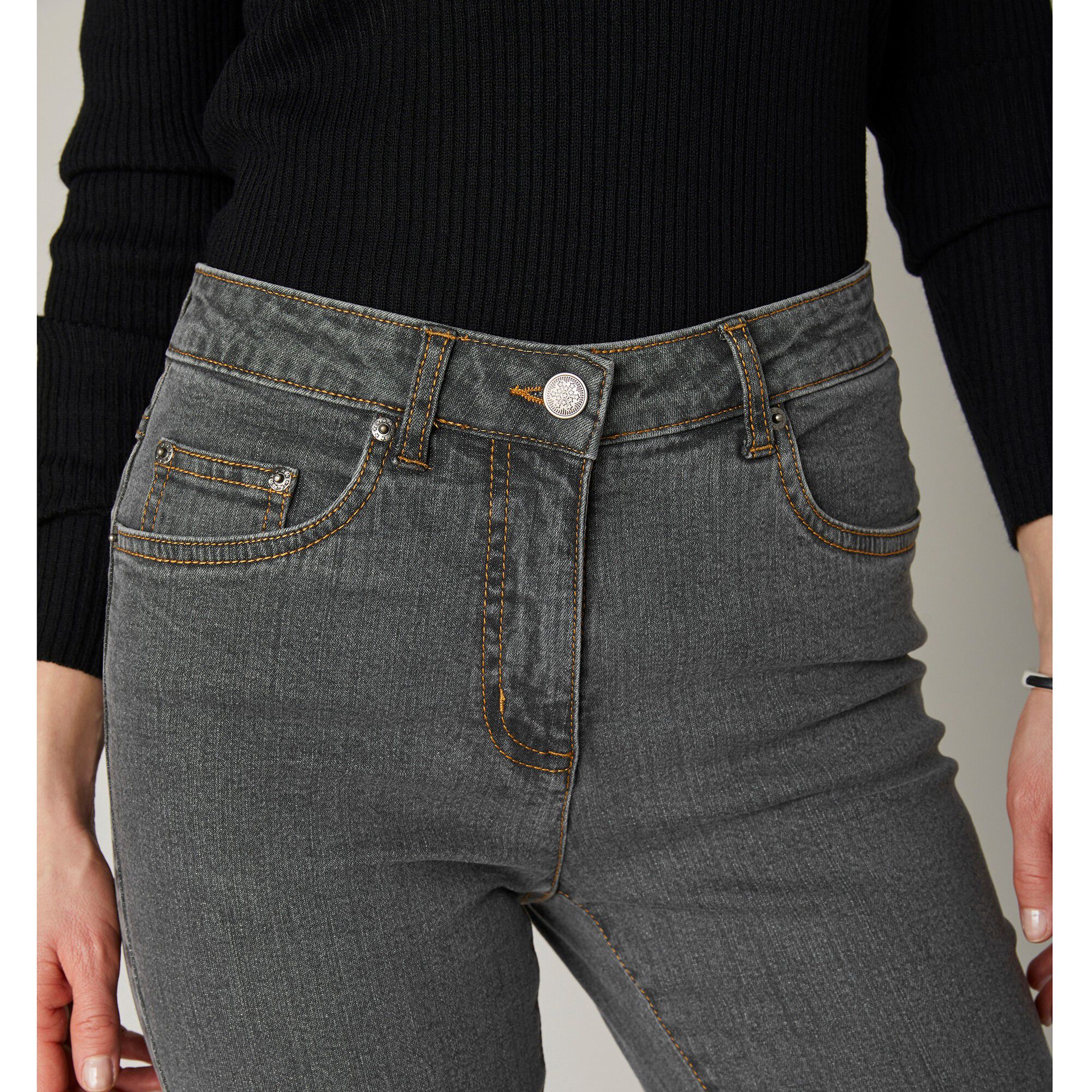 Jean coupe droite stretch