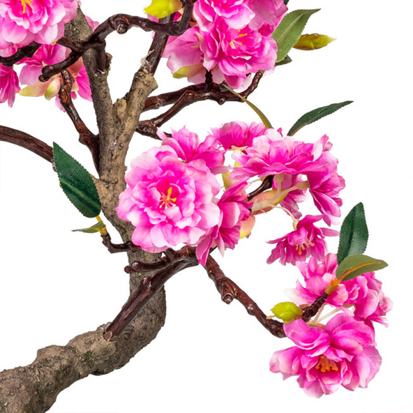 Künstl. Bonsai cerasum in Zementschale, 50 cm