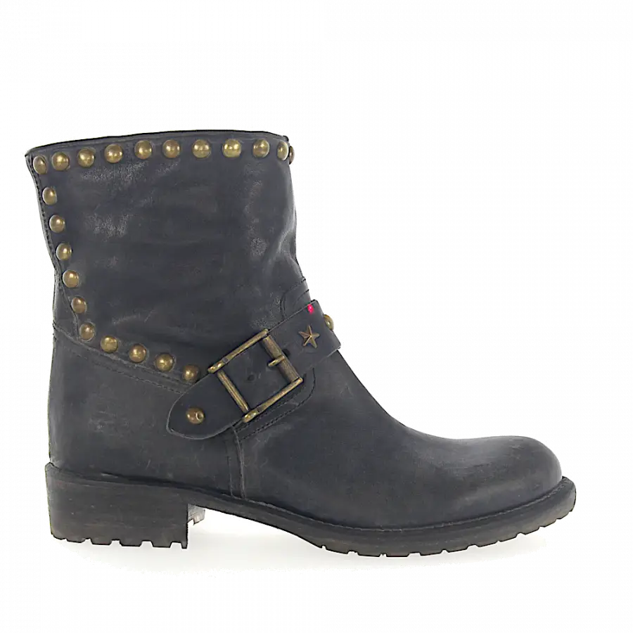 Budapester - Cowboy-/ Bikerstiefeletten 597 - blau