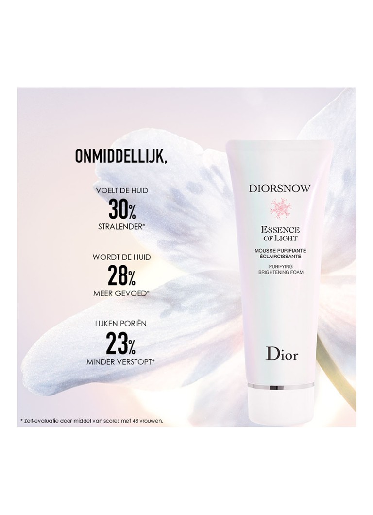 DIOR Diorsnow Essence of Light tisztító, ragyogást fokozó hab - Tisztító hab