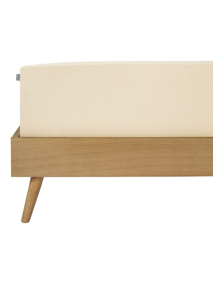 Schiesser Edeljersey Spannbettlaken Jessi in Creme günstig kaufen