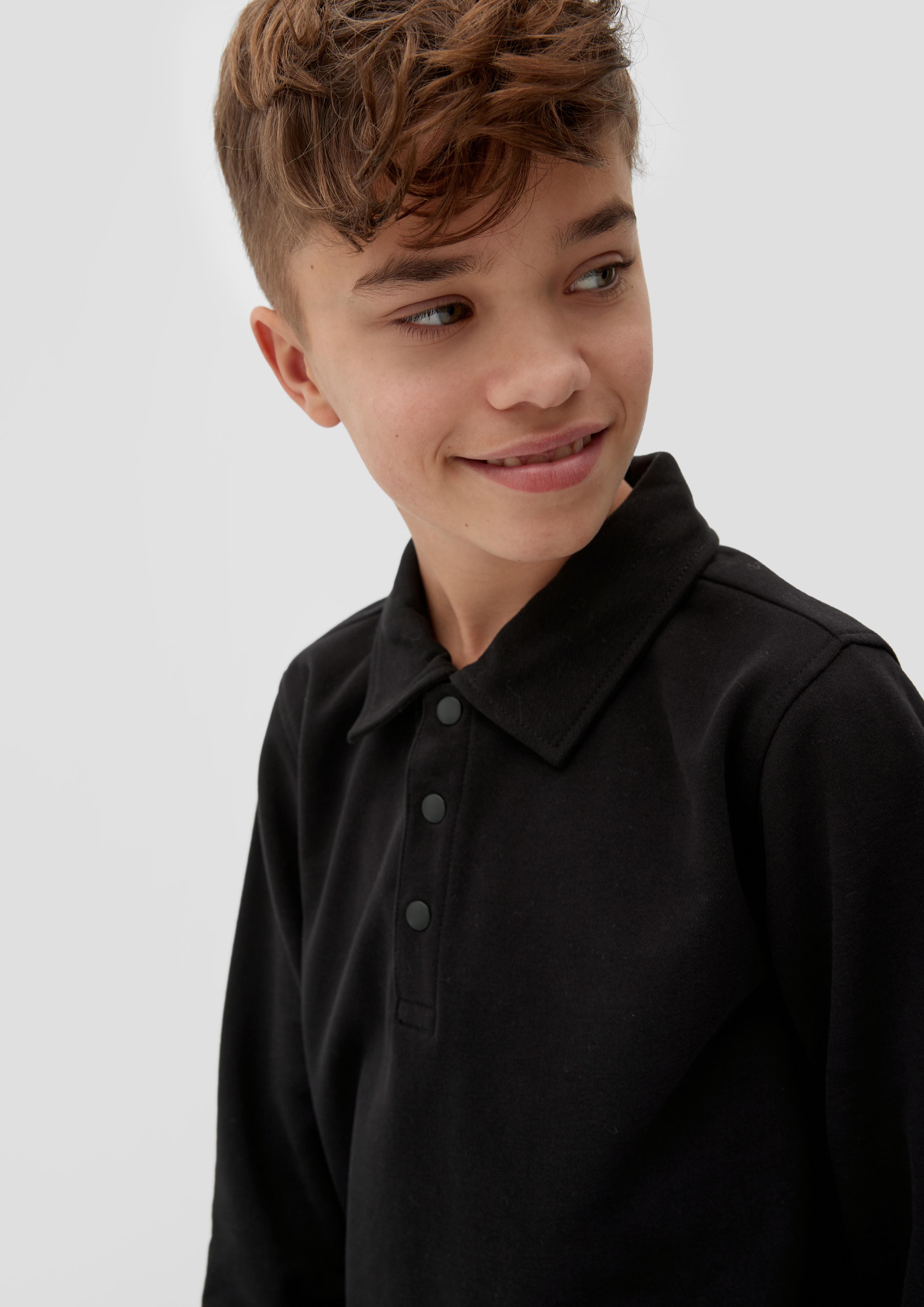 Sweatshirt mit Polokragen  2134050-9999