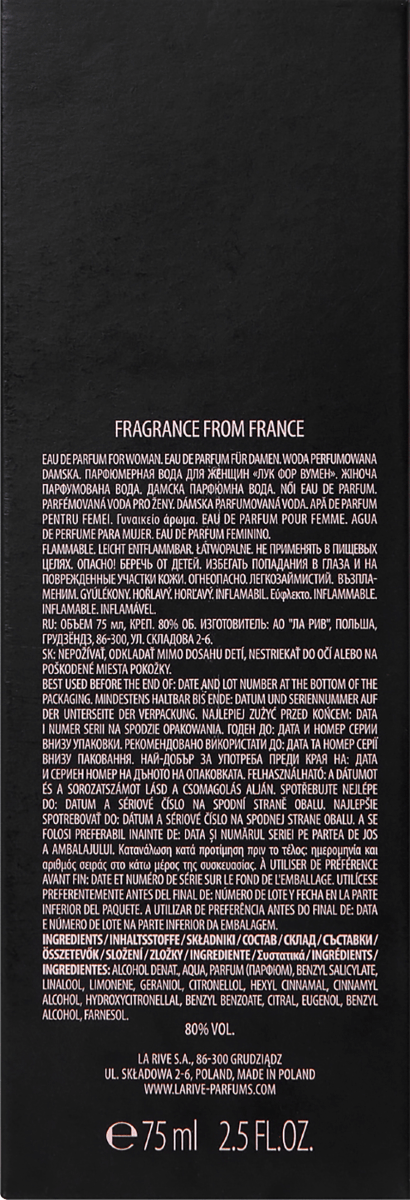 Look of woman Eau de Parfum, 75 ml