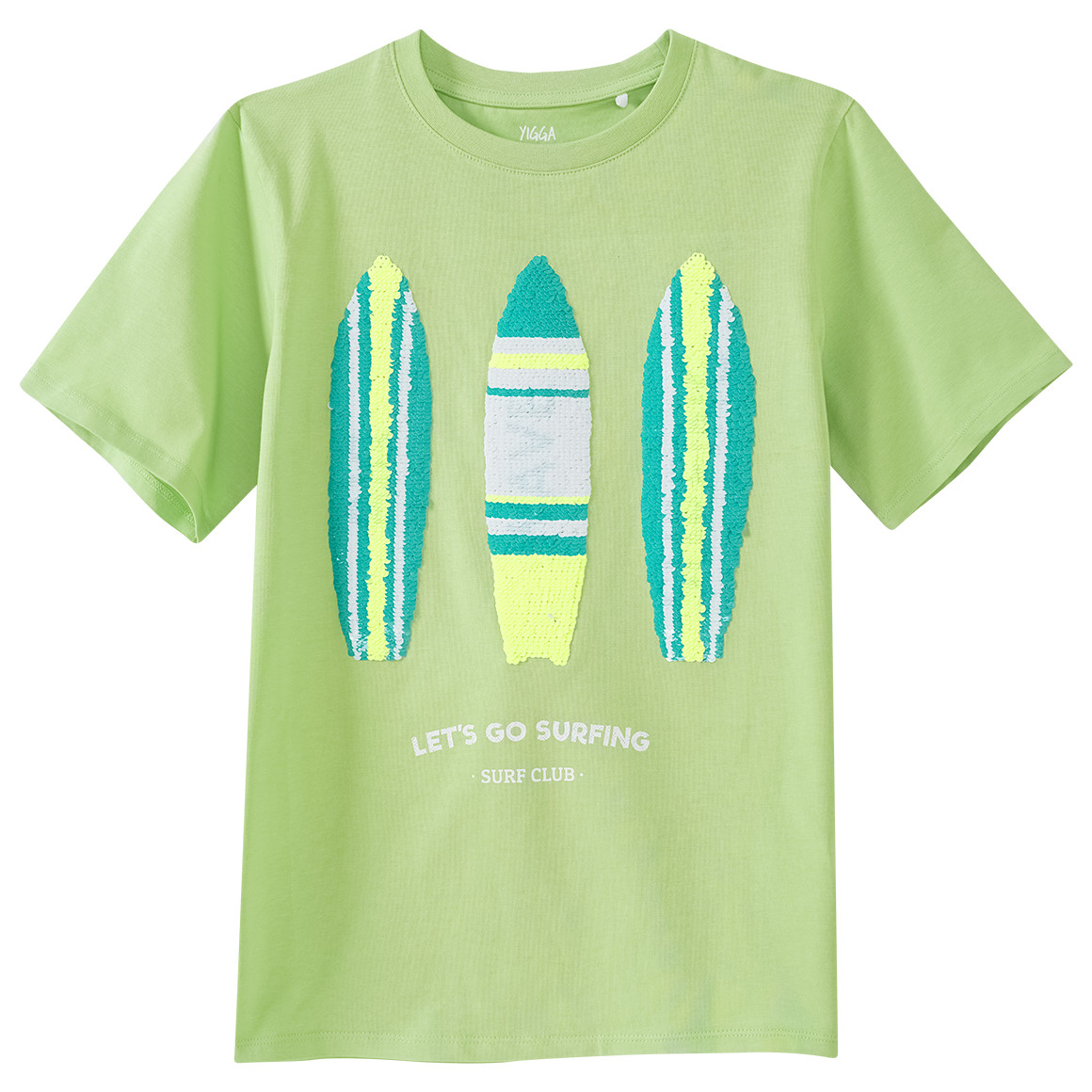 Jungen T-Shirt mit Wendepailletten