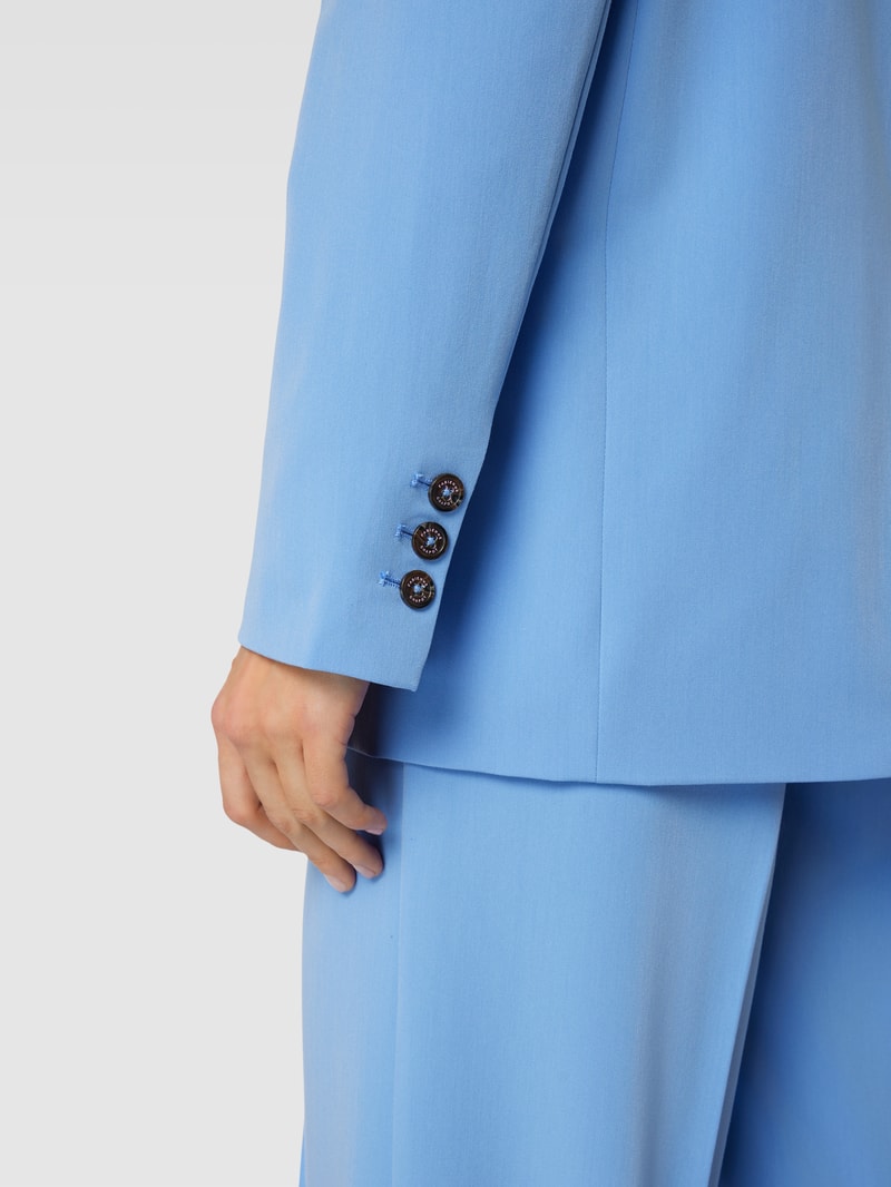 Blazer mit Pattentaschen Modell 'Benny Blazer' in hellblau