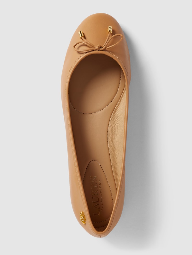 Ballerinas aus Leder Modell 'JAYNA' in camel