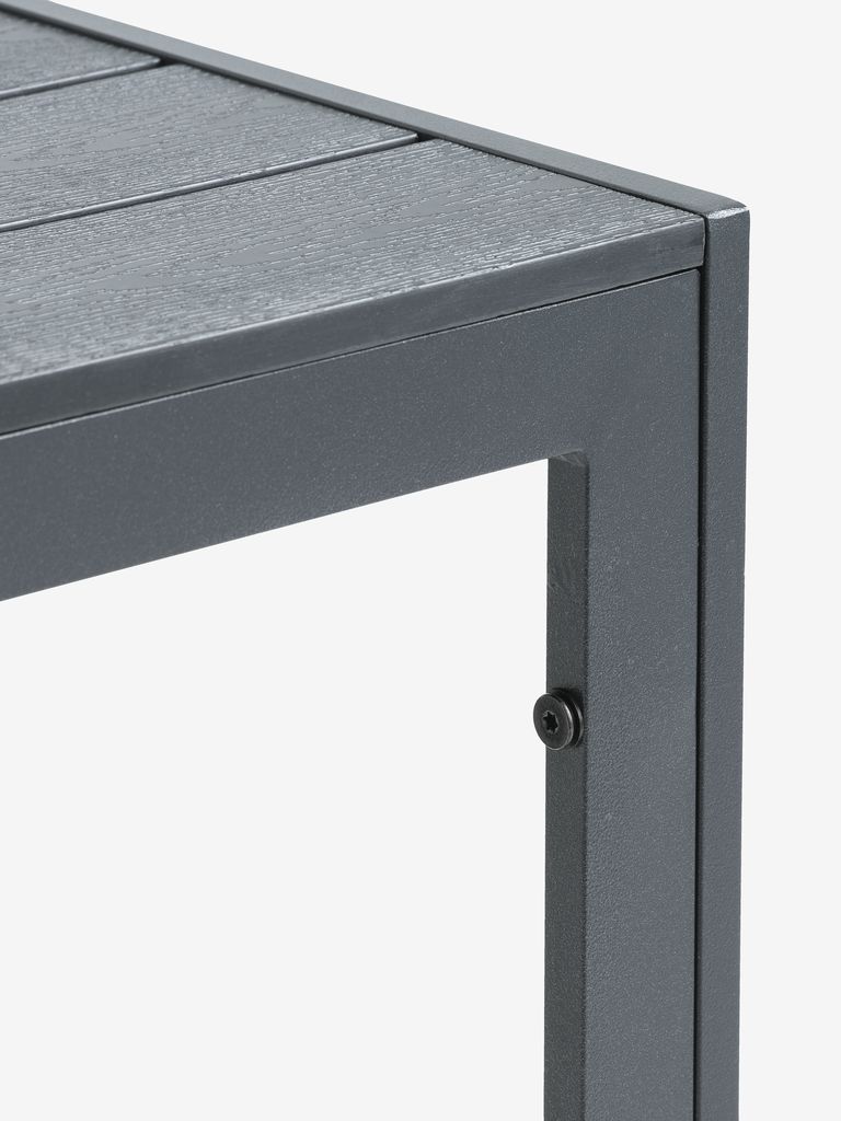 Table de jardin JERSORE JERSORE L70 x l70 noire