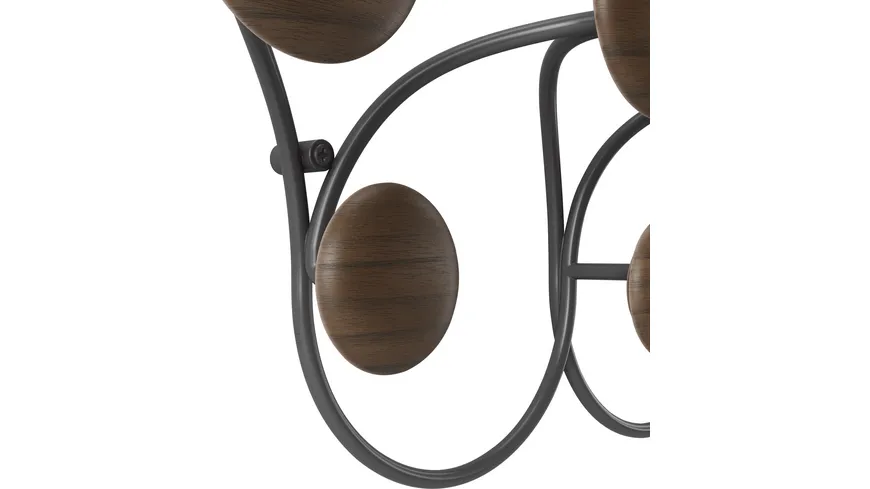 umbra Dotsy Wandgarderobe Walnussschwarz