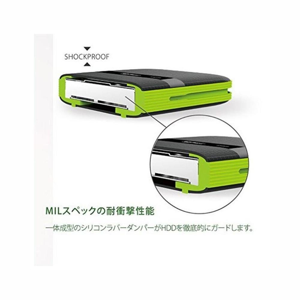 SILICON POWER Externe Festplatte Silicon Power A60 25 USB 30 1 TB Anti-shock Waterpr interne Gaming-SSD