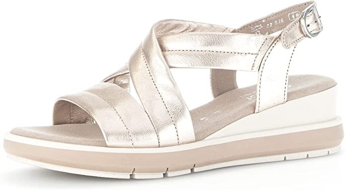 GABOR Keilsandalen beige Comfort Keilsandaletten