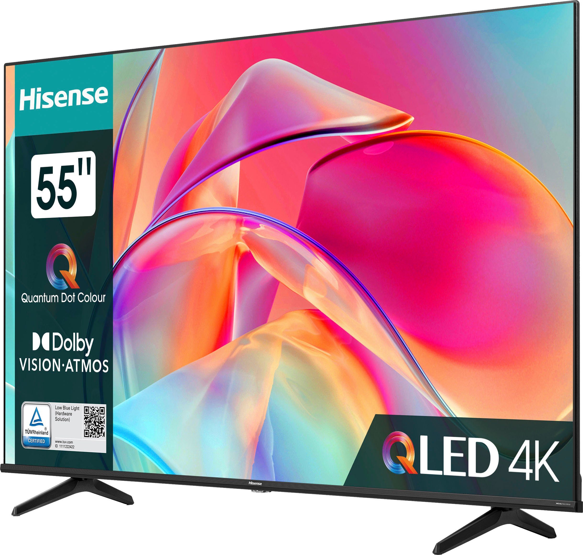 Hisense 55E77KQ QLED-Fernseher (139 cm/55 Zoll, 4K Ultra HD, Smart-TV)
