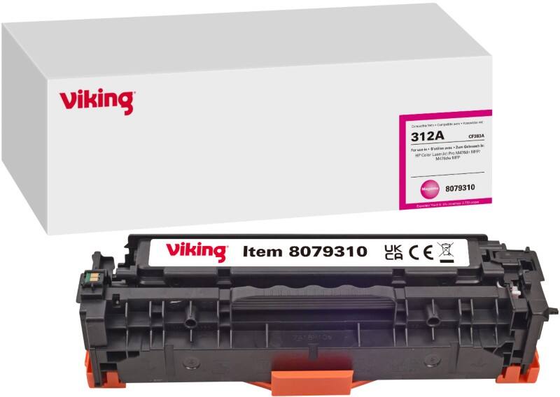 Viking 312A Kompatibel HP Tonerkartusche CF383A Magenta