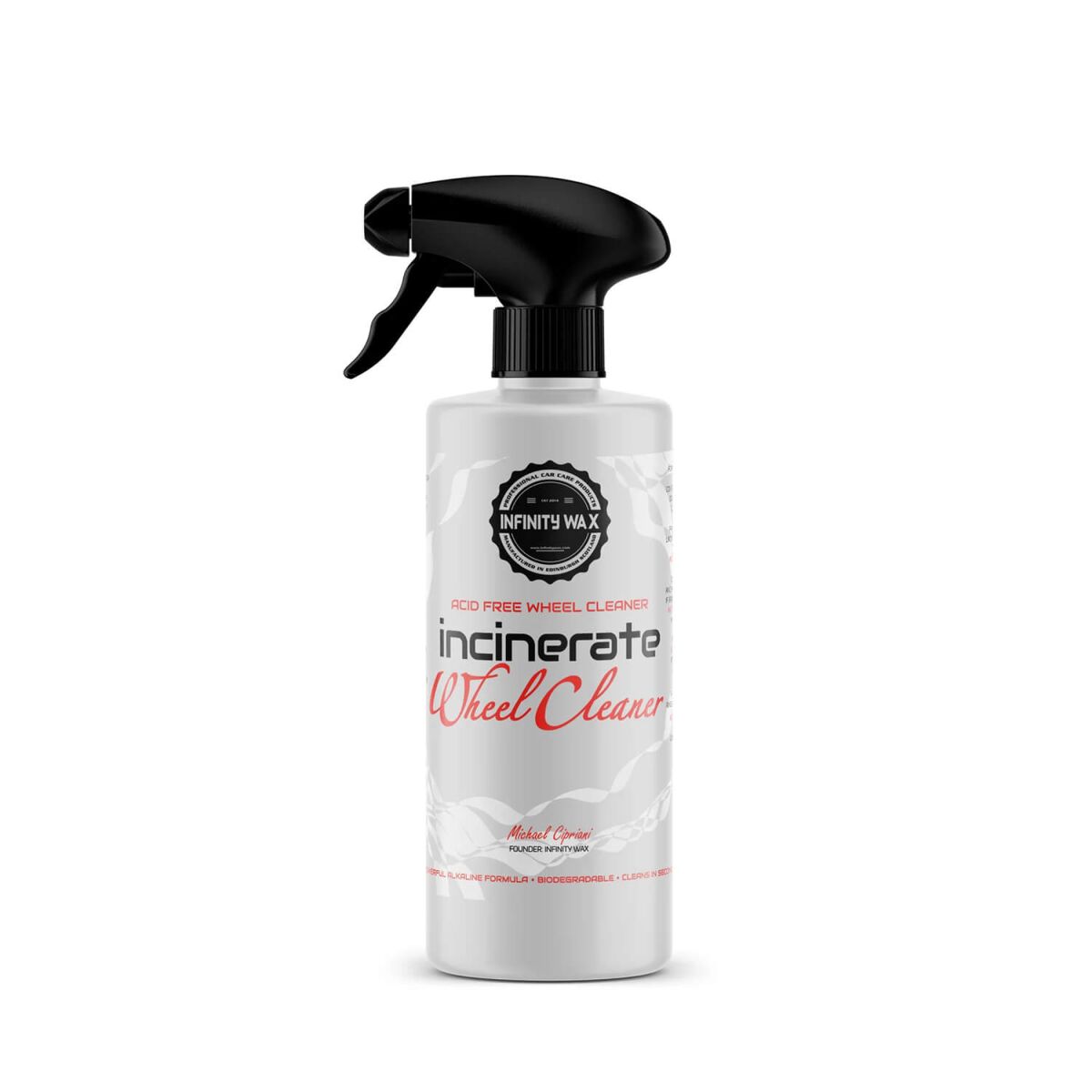 Infinity Wax Incinerate Wheel Felgenreiniger säurefrei 500ml