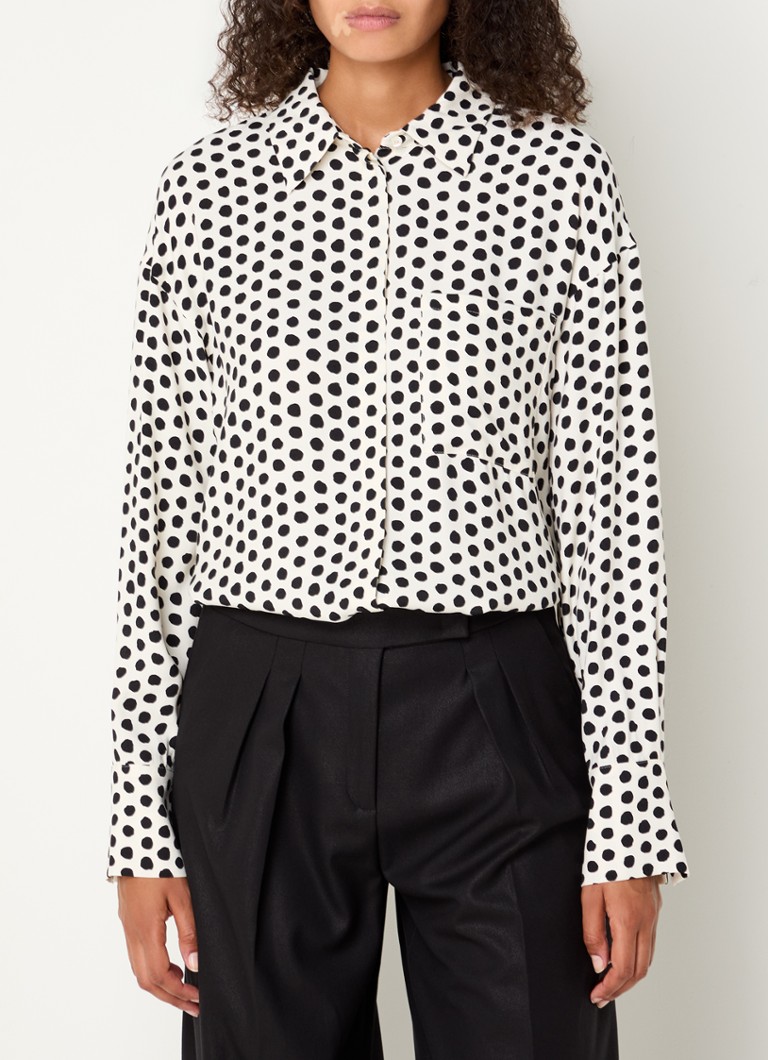 Pennyblack Classe-bluse med prikkete trykk