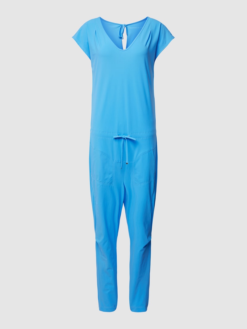 Jumpsuit mit V-Ausschnitt Modell 'GIRA' in royalblau
