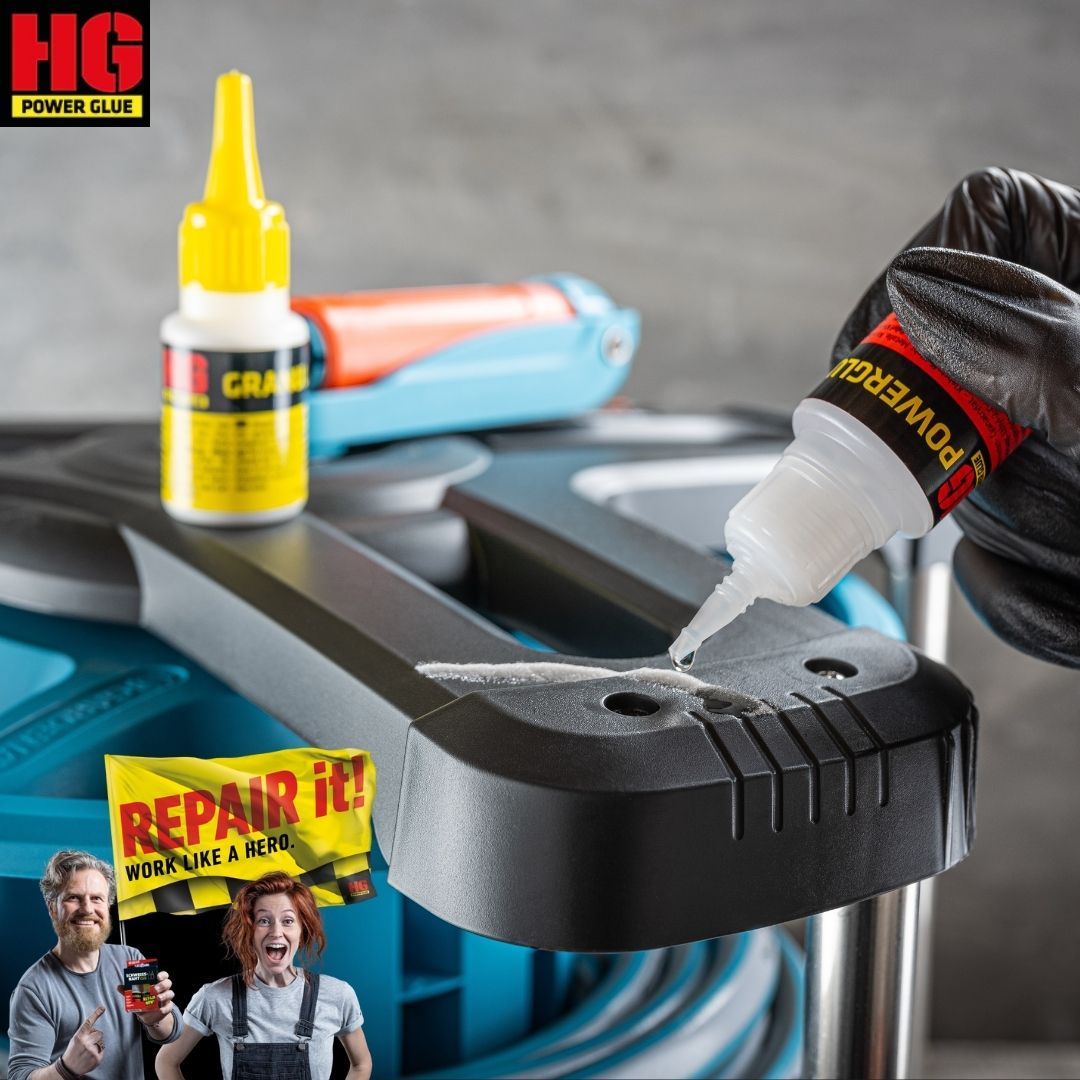 Schweißnaht aus der Flasche HG Power Glue, 5g + 10g - ATU