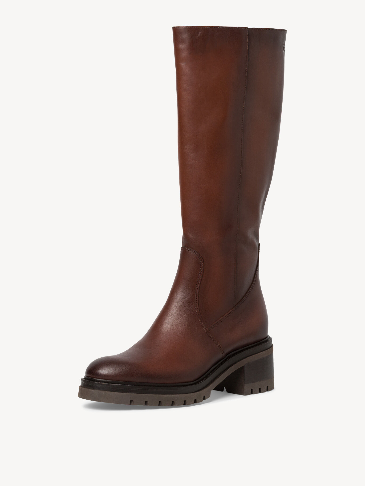 Bottes en cuir - marron