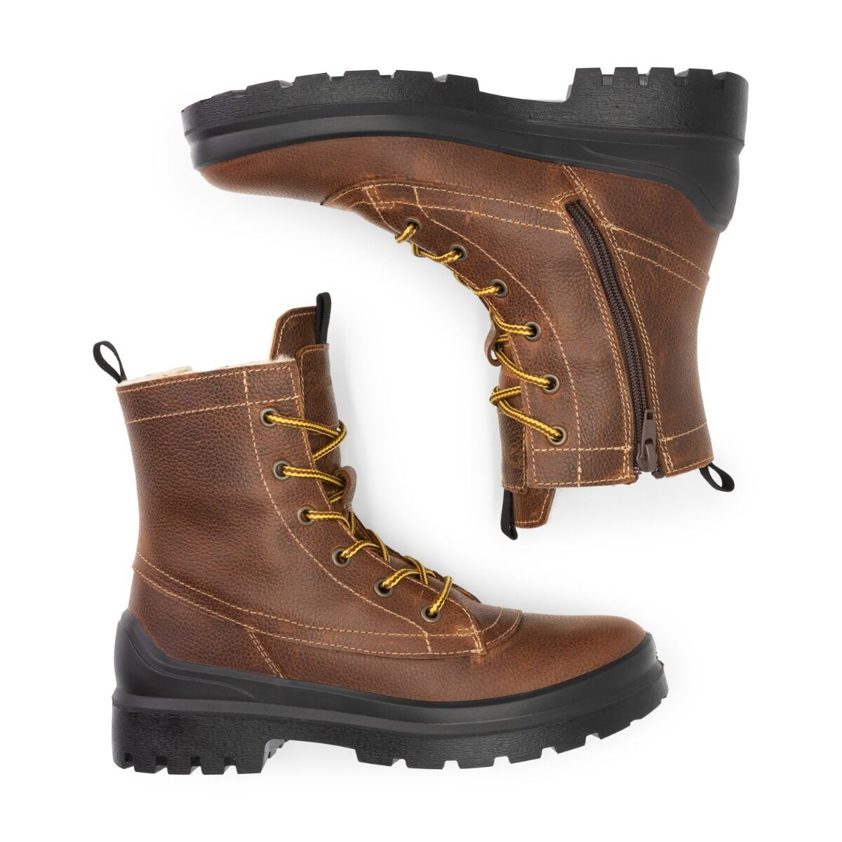Travelin' Moraine cognac Damen Schnürstiefel