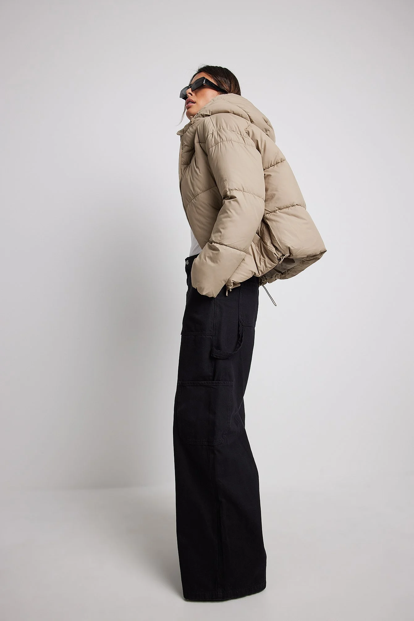 Kurze gepolsterte Jacke