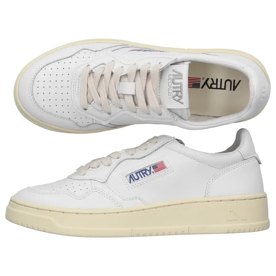 Autry - Sneaker low MEDALIST Kalbsleder - weiß